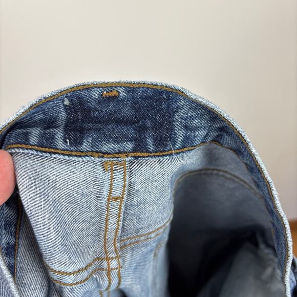 AGOLDE High Rise Straight Leg Jeans *NO SIZE OR TAGS* button fly 33 x 29.5 - Picture 10 of 10